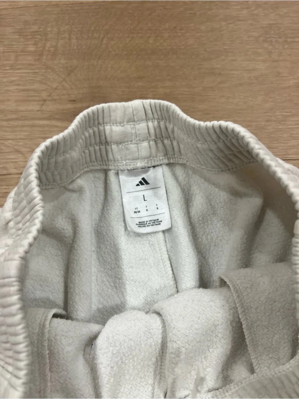 adidas boys Light Gray Fleece Jogger Sweatpants